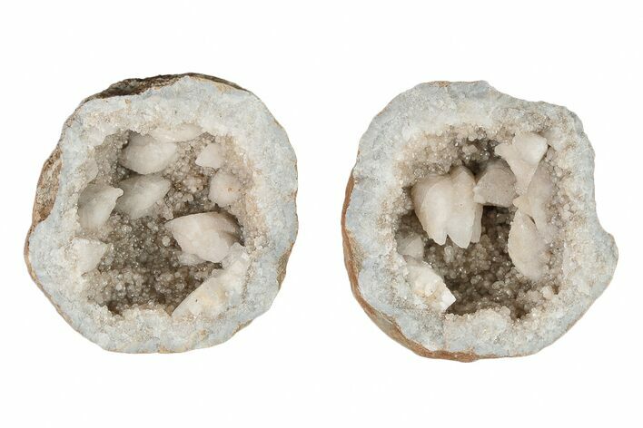 Keokuk Geode with Calcite Crystals - Missouri #203765